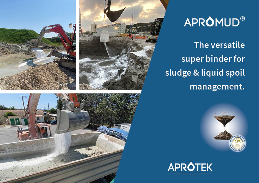 apromud super binder for sludge management