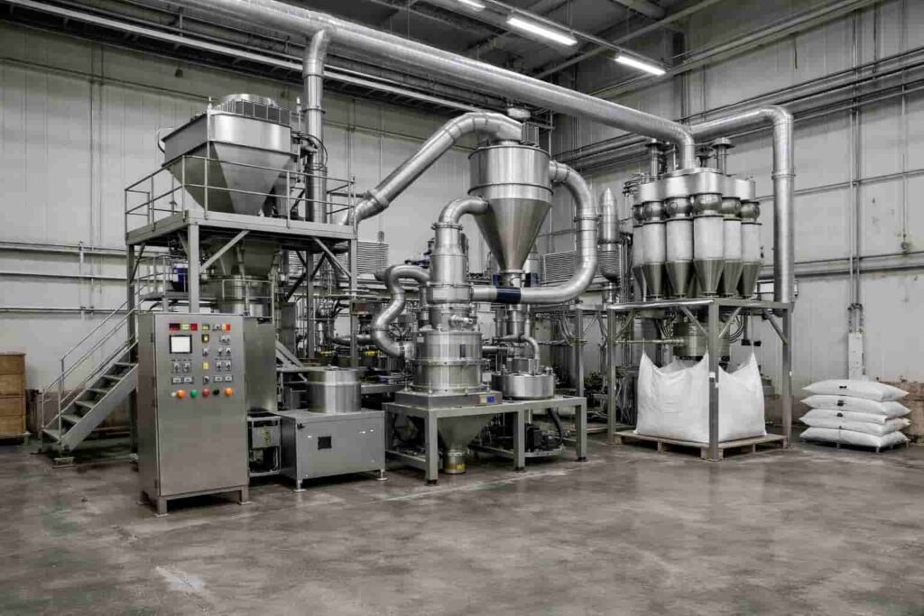 micronization line polymers